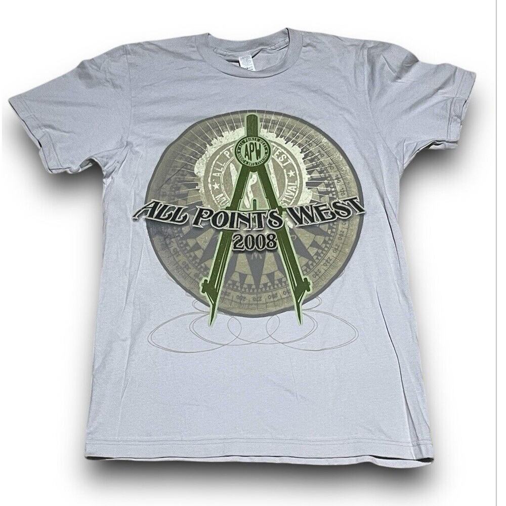 All Points West Festival 2008 T Shirt Small‎ Radiohead JackJonson TreyAnastasio